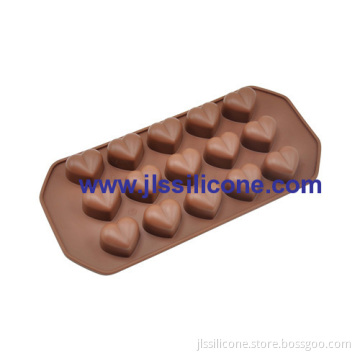 Silicone Chocolate Candy Heart Mold 